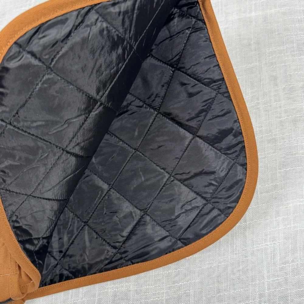NWT Carhartt Firm Duck Insulated Dog Chore Coat Large Brown Outdoor Utility Gorp